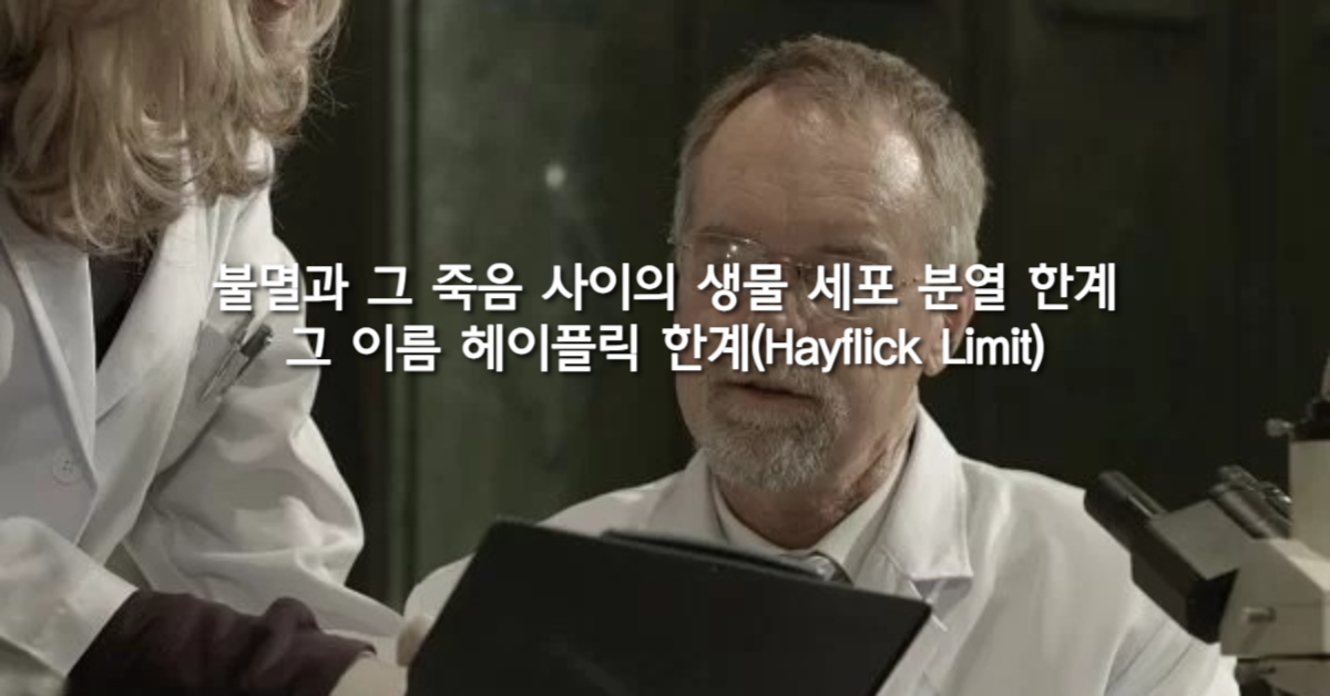 You are currently viewing 불멸과 그 죽음 사이의 생물 세포 분열 한계 그 이름 헤이플릭 한계(Hayflick Limit)