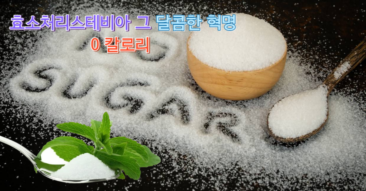 You are currently viewing 효소처리스테비아 그 달콤한 혁명 0 칼로리