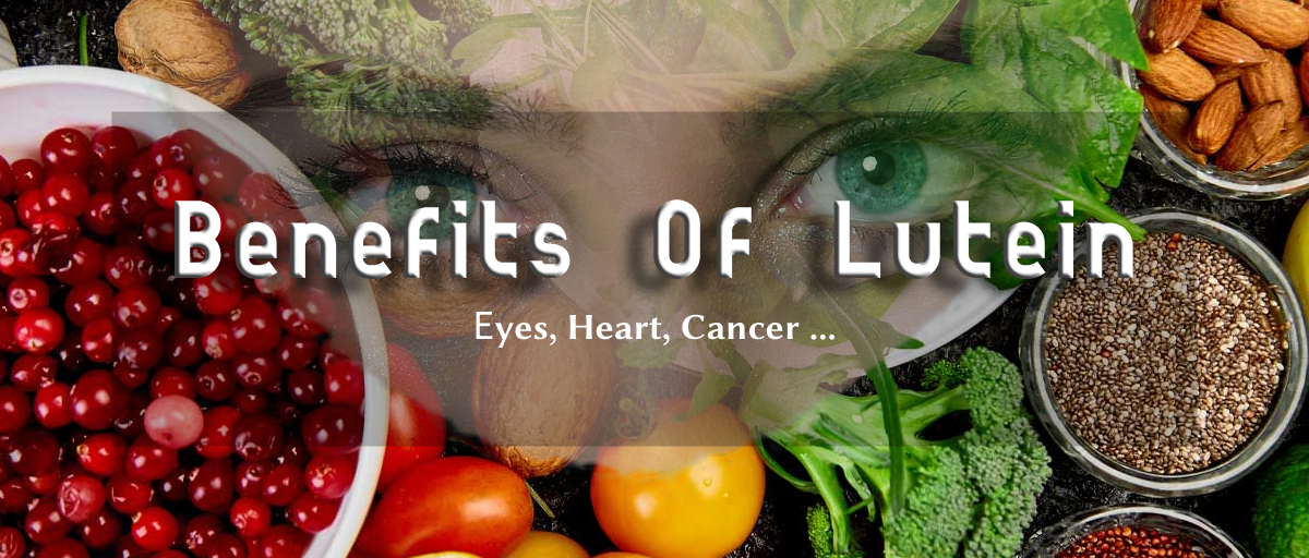 "루테인의 효능은 무엇인가요?"의 섬네일 이미지(눈, 심장, 암등을 표현)